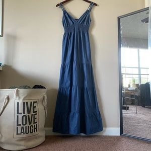 Maxi denim dress